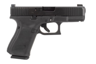 GLOCK Blue Label G19 MOS Gen5 9mm Pistol  Ameriglo Bold  Black